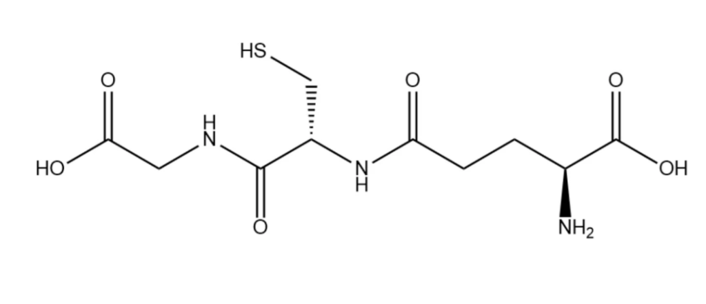 Glutathione molecular structure formula